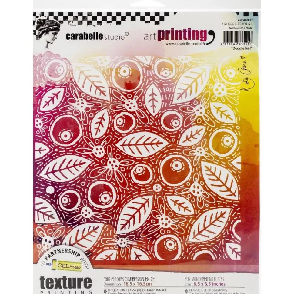 SUPER OFERTA **40%** Textura de caucho Doodle leaf Carabelle