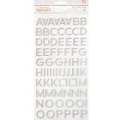 SUPER OFERTA **40%** Thickers Abecedario Gingham Garden Crate Paper