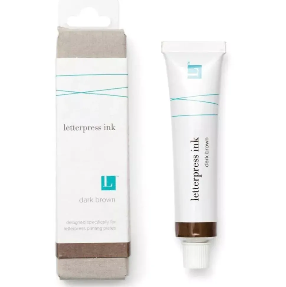 SUPER OFERTA **40%** Tinta para Letterpress Marrón oscuro