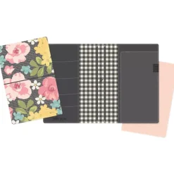 SUPER OFERTA **50%** Traveler's Notebook Midori Typewriter Floral Carpe Diem