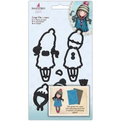 SUPER OFERTA **40%** Troquel + Embossing Pom-Pom Gorjuss compatible con Sizzix