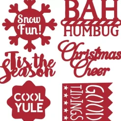 SUPER OFERTA **60%** Troquel Navidad Sentimientos originales First Edition para Sizzix