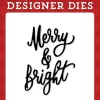 SUPER OFERTA **30%** Troqueles Merry & Bright Happy Christmas Carta Bella