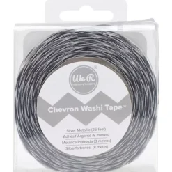 SUPER OFERTA **40%** Washi Tape Chevron Plata We R Memory Keepers