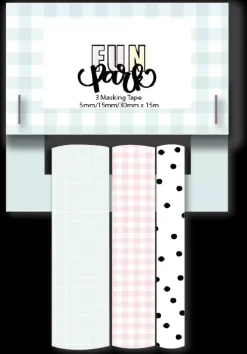 SUPER OFERTA **30%** Washi Tape Fun Park The Mint Feather
