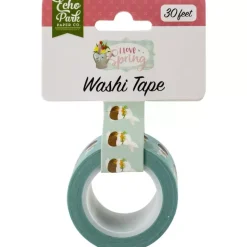 SUPER OFERTA **40%** Washi tape Bunny Hop I Love Spring Echo Park