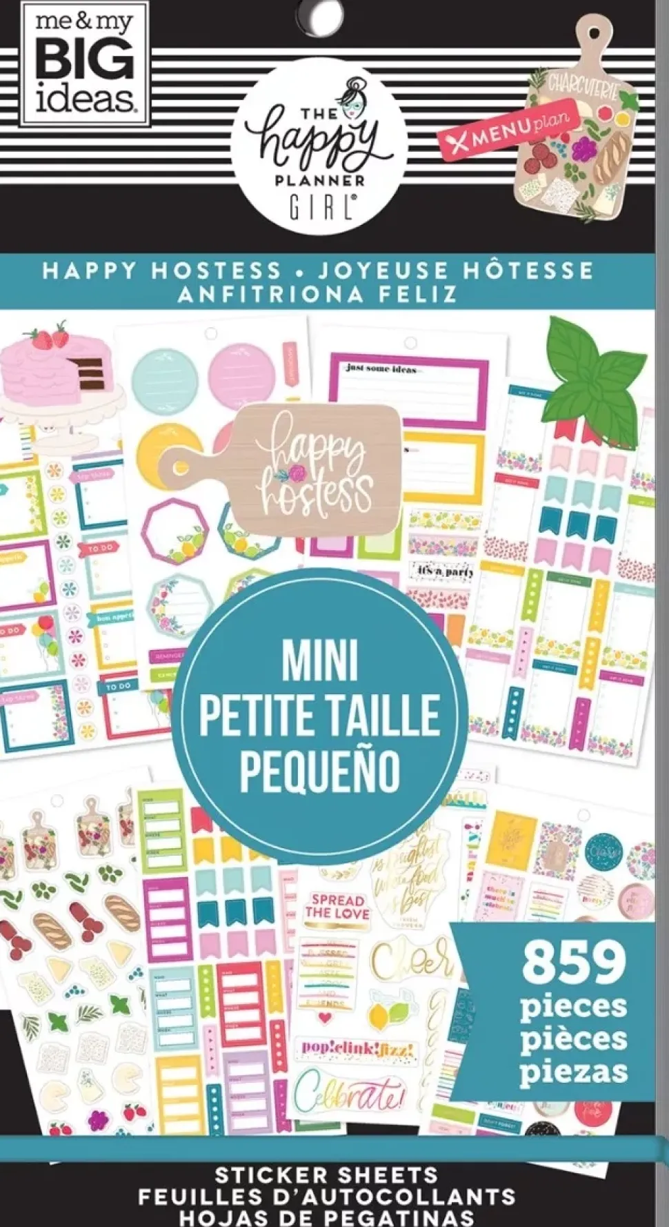 Super Pack de Mini Stickers Happy hostess Happy Planner