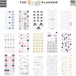 Super Pack de Mini Stickers Glam Girl Happy Planner