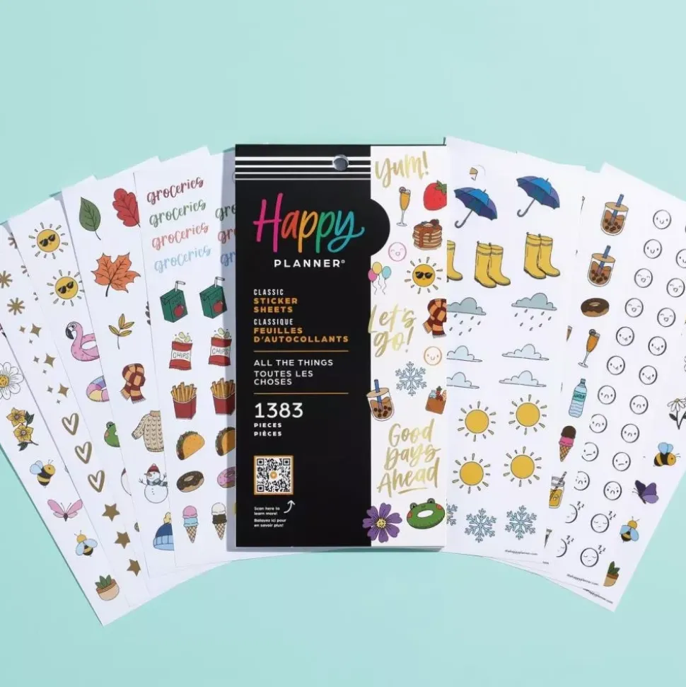 Super Pack Stickers All The Things Icons Happy Planner