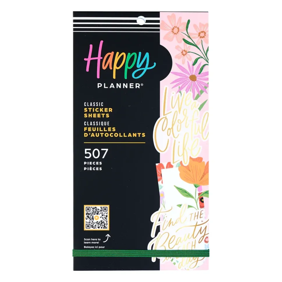Super Pack Stickers Blooming Bouquet Happy Planner