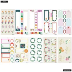 Super Pack Stickers Blooming Bouquet Happy Planner