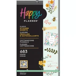 Super Pack Stickers Cottagecore Florals Classic Happy Planner
