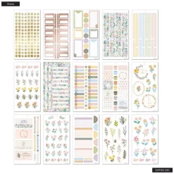Super Pack Stickers Cottagecore Florals Classic Happy Planner