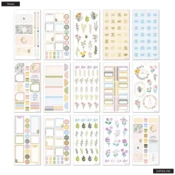Super Pack Stickers Cottagecore Florals Classic Happy Planner