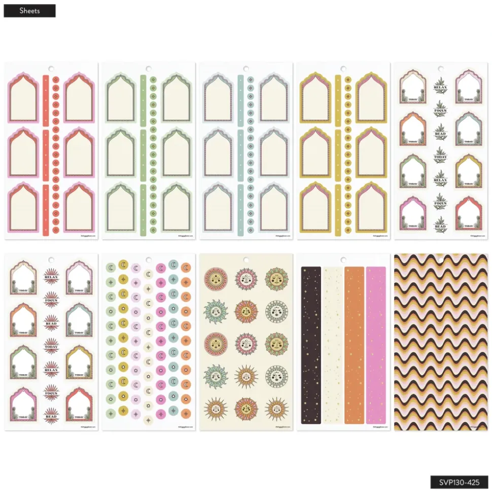 Super Pack Stickers Desert Mystic Happy Planner