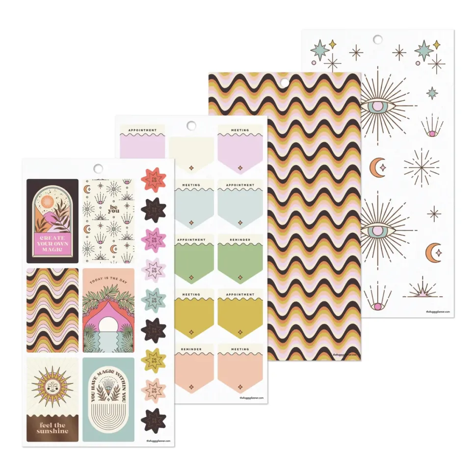 Super Pack Stickers Desert Mystic Happy Planner
