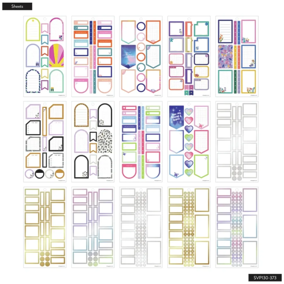 Super Pack Stickers Essential Boxes Happy Planner