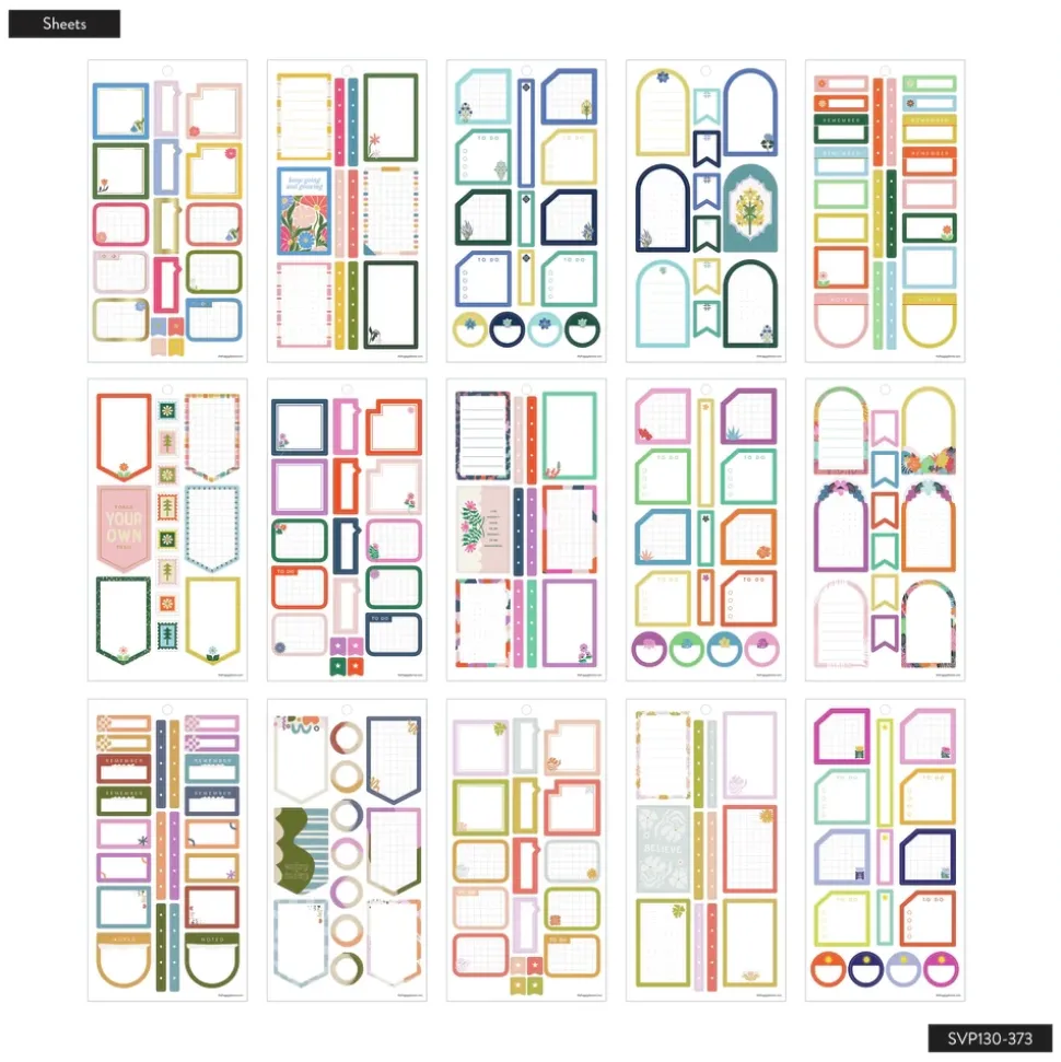 Super Pack Stickers Essential Boxes Happy Planner