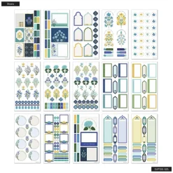 Super Pack Stickers Exotic Borders Happy Planner