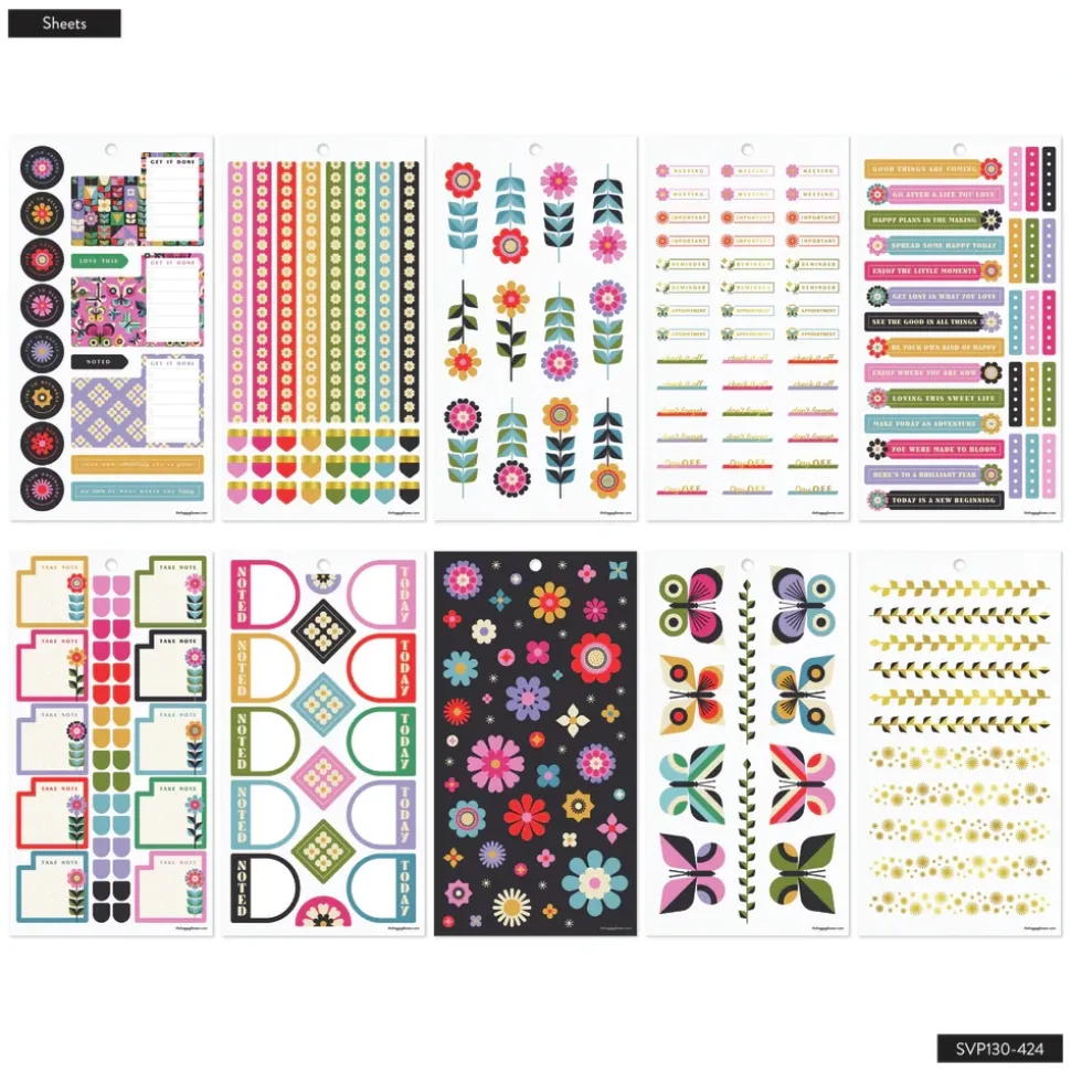 Super Pack Stickers Mod Garden Happy Planner