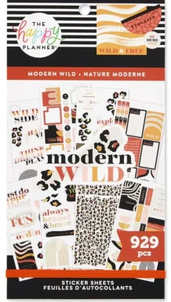 Super Pack Stickers Modern Wild Happy Planner