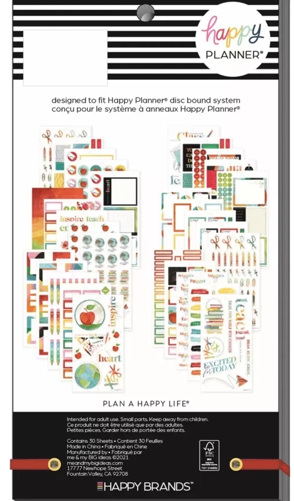 Super Pack Stickers Painterly Collage Happy Planner