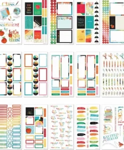 Super Pack Stickers Painterly Collage Happy Planner