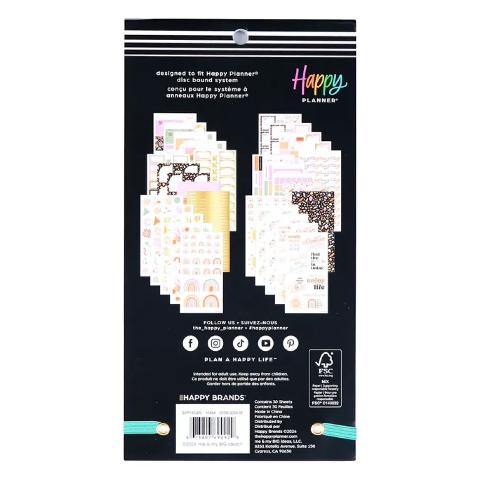 Super Pack Stickers Playful Modern Happy Planner