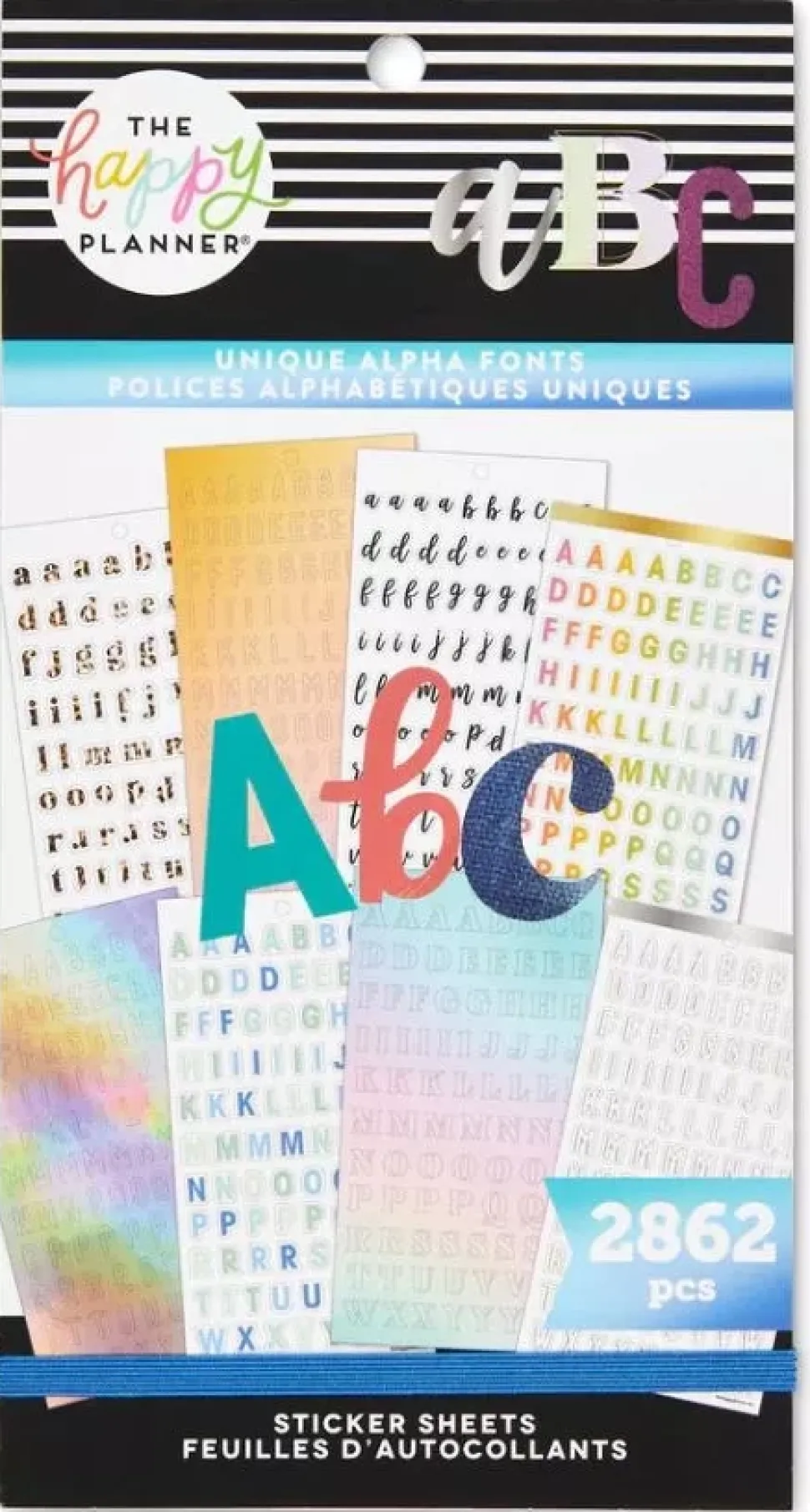 Super Pack Stickers Unique Alpha Fonts Happy Planner