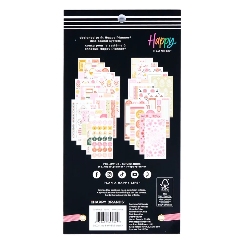 Super Pack Stickers Western Wildflower Happy Planner