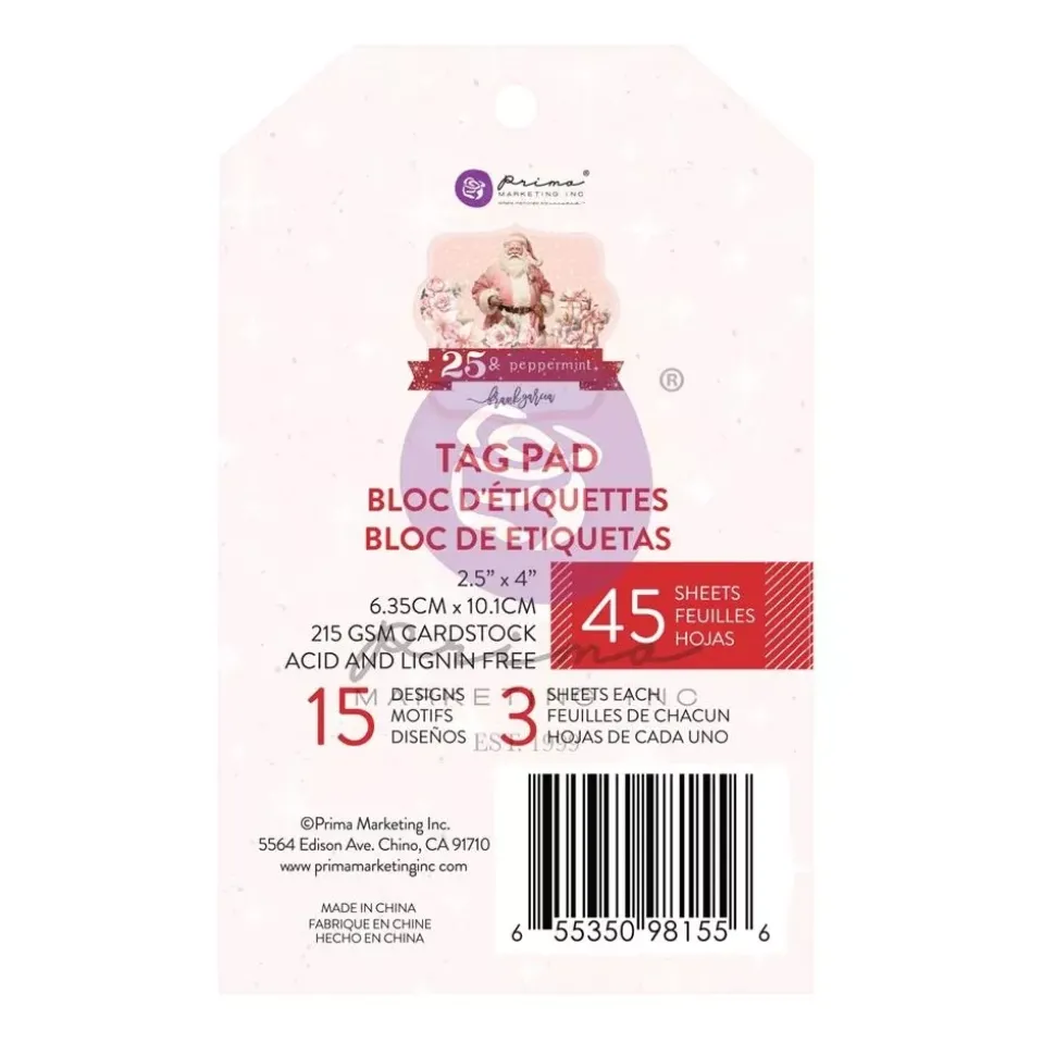Tag Pad 25 & Peppermint Prima Marketing