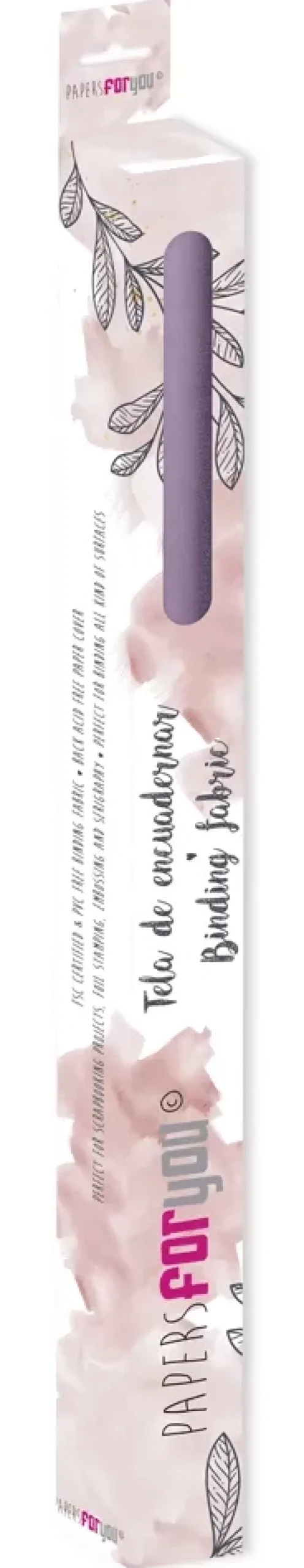 Tela de encuadernar lisa Plum PapersForYou 142x50cm
