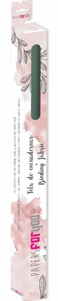 Tela de encuadernar lisa Forest PapersForYou 142x50cm