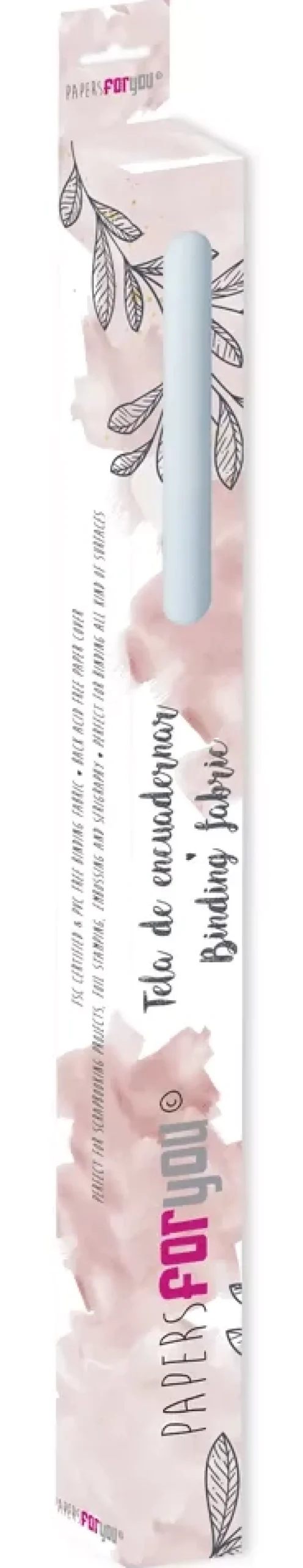 Tela de encuadernar lisa Baby Blue PapersForYou 142x50cm