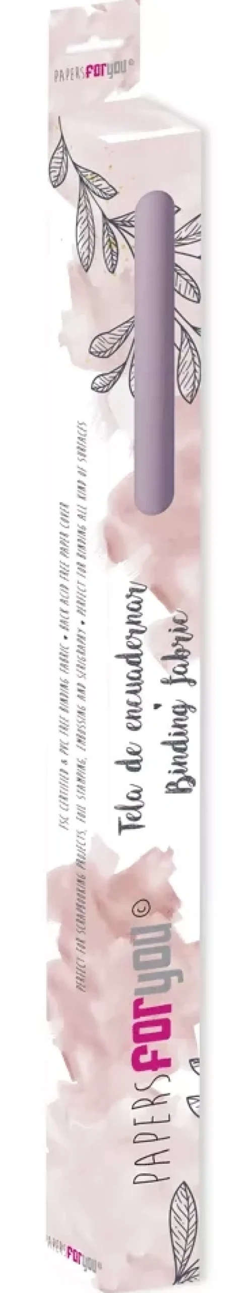 Tela de encuadernar lisa Wistful Mauve PapersForYou 142x50cm