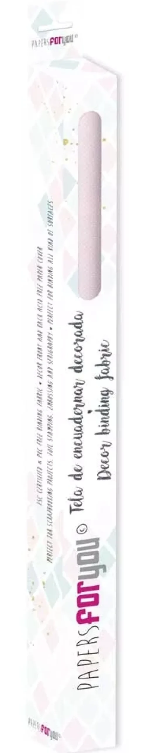 Tela de Encuadernar Lunar Mini Rosa Bebé PapersForYou 70x50cm