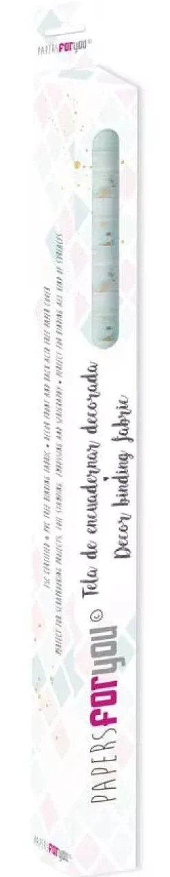 Tela de Encuadernar Madera Turquesa PapersForYou 70x50cm