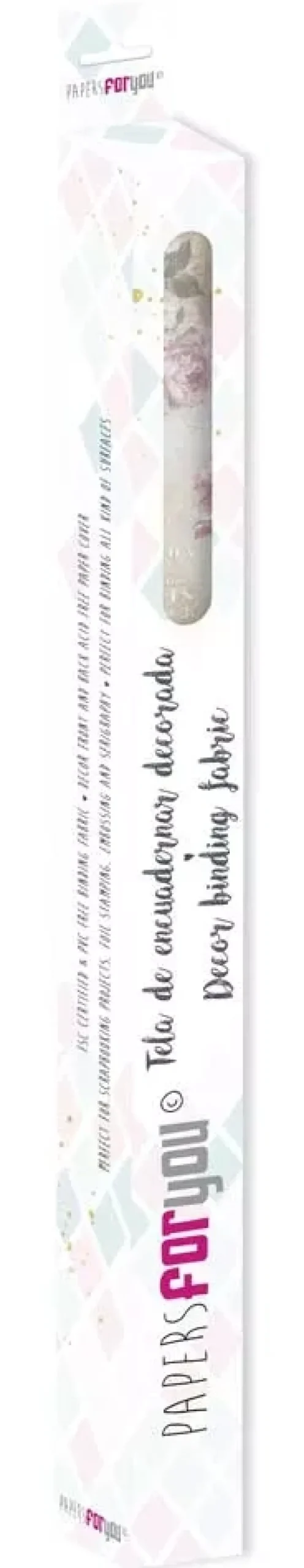 Tela de Encuadernar Roses II La Vie en Fleurs PapersForYou 70x50cm