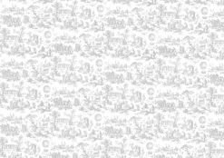 Tela de Encuadernar Toile de Jouy Globos PapersForYou 70x50cm