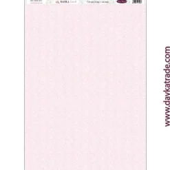 Tela DTXM-2123 Fondo rosa Amor y Fe Dayka 33x70cm