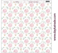 Tela DTXS-1012 Fondo Ramos Recién Casados Dayka 30x30cm