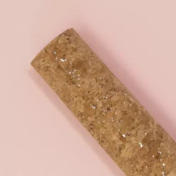 Tela Para Encuadernar Corcho Silver Sparkle Craftelier 35x50cm