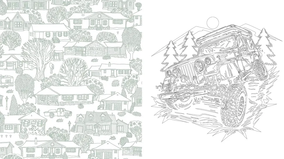 The Americana Coloring Book