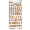 Thickers abecedario Dazzle Cork de chipboard