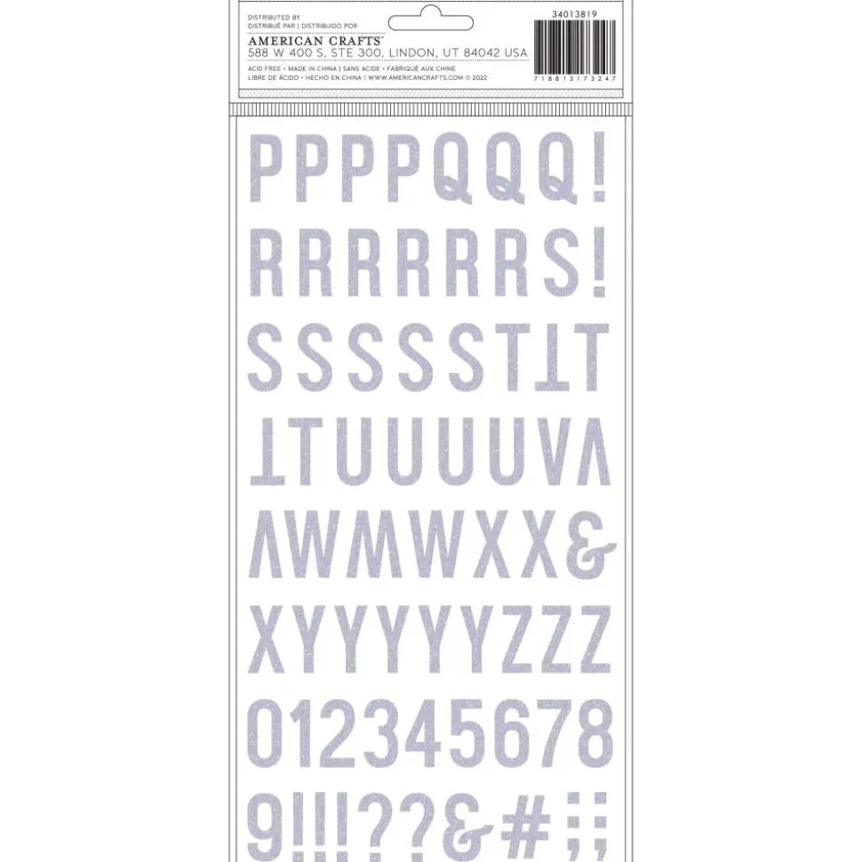 Thickers Abecedario Stardust Jen Hadfield