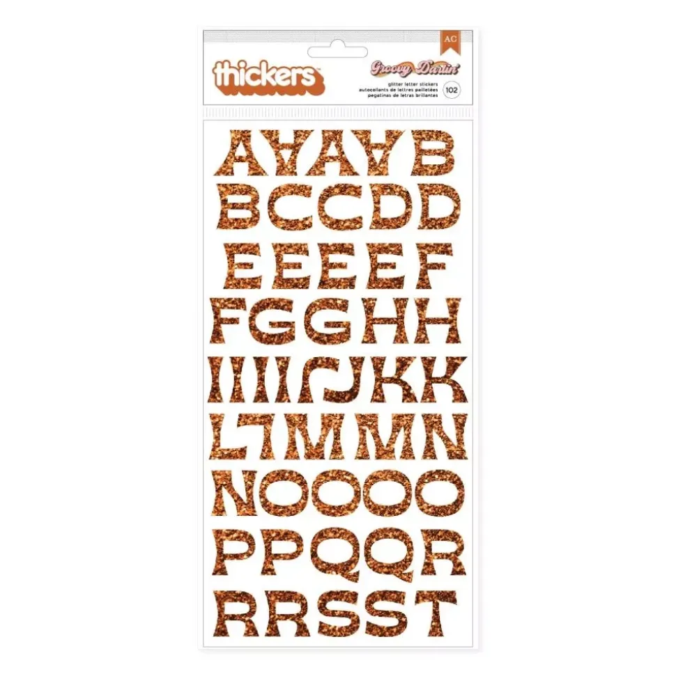 Thickers Alphabet Groovy Darlin' Jen Hadfield