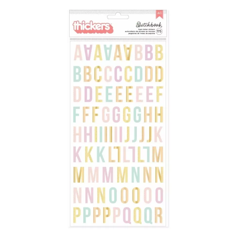 Thickers Alphabet Sketchbook Bea Valint