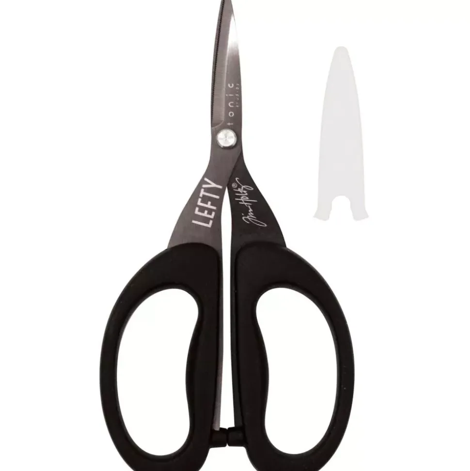 Tijeras microserradas para zurdos Tim Holtz 12cm
