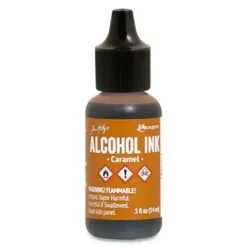 Tinta Alcohol Ink Caramel Tim Holtz Ranger 14ml
