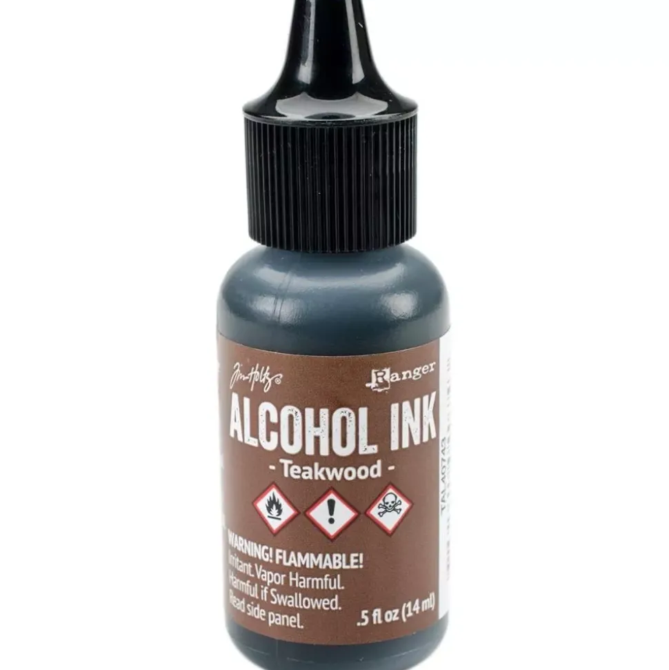Tinta Alcohol Ink Teakwood Tim Holtz Ranger 14ml